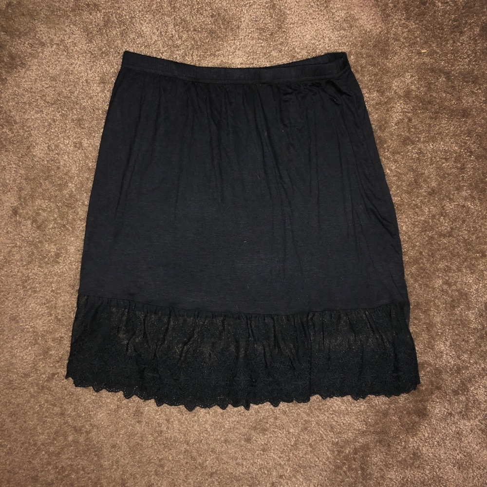 Dress, skirt extender